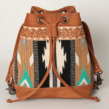 American Darling Cross Body Hand Tooled Saddle Blanket Hair On Genuine Leather Western Women Bag Handbag Purse Crossbody Cute